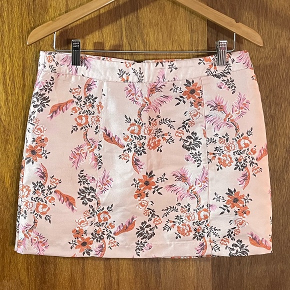 Forever 21 Dresses & Skirts - FOREVER 21 Pink & Orange Floral Miniskirt Sz 8 NWT